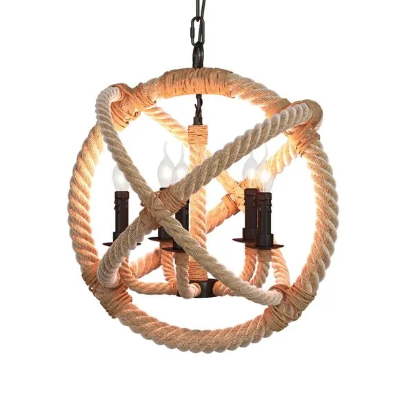 LOFT IT LOFT1194-5 Подвесная люстра Rope, изображение 2