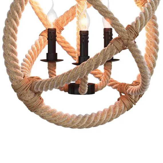 LOFT IT LOFT1194-3 Подвесная люстра Rope, изображение 3