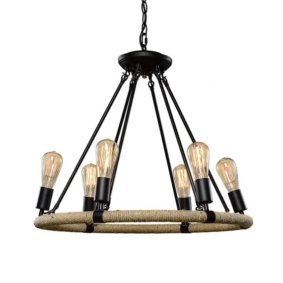 LOFT IT LOFT1861/6 Подвесная люстра Rope filament, изображение 2