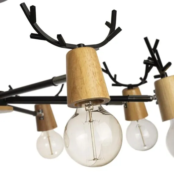 LOFT IT 10024/8 Black Люстра на штанге Sven, изображение 5