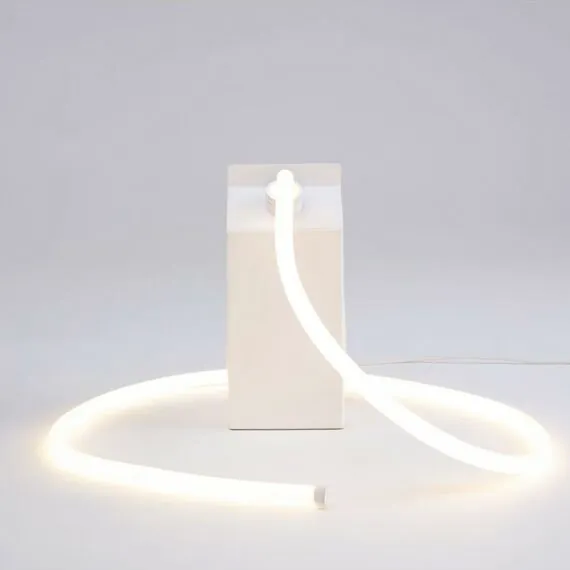 Seletti 00134123; 15351 Настольная лампа Milk, изображение 2