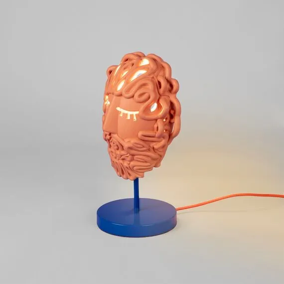 Seletti 00152592; 11527 Настольная лампа Ulysse Mask, изображение 3