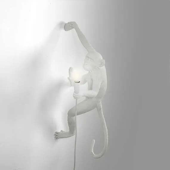 Seletti 00127070; 14925 Настенный светильник Monkey Lamp Outdoor Hanging Right, изображение 2