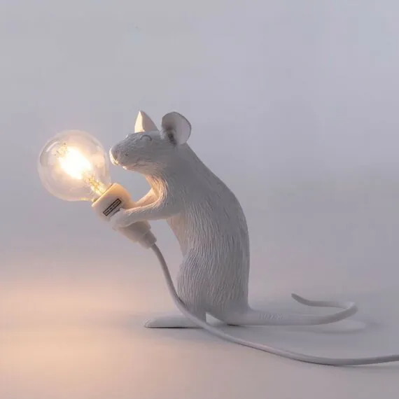 Seletti 00133912; 15221 Настольная лампа Mouse Lamp Sitting USB, изображение 4