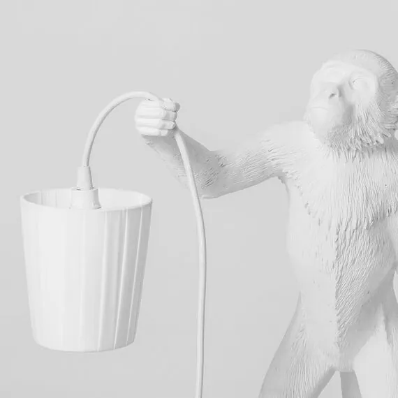 Seletti 00119936; 14918 WHI Абажур Monkey, изображение 2