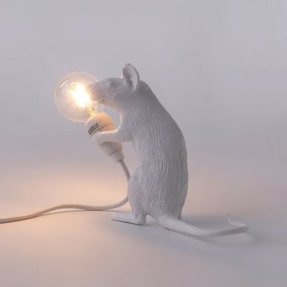 Seletti 00133912; 15221 Настольная лампа Mouse Lamp Sitting USB, изображение 5
