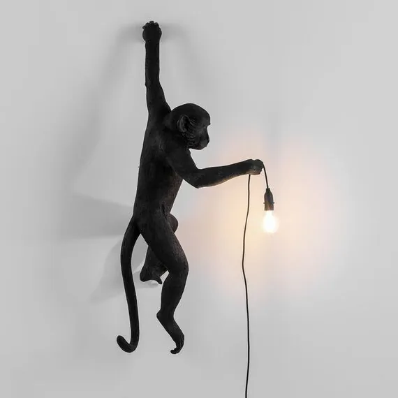 Seletti 00119887; 14921 Настенный светильник Monkey Lamp Hanging Left, изображение 2