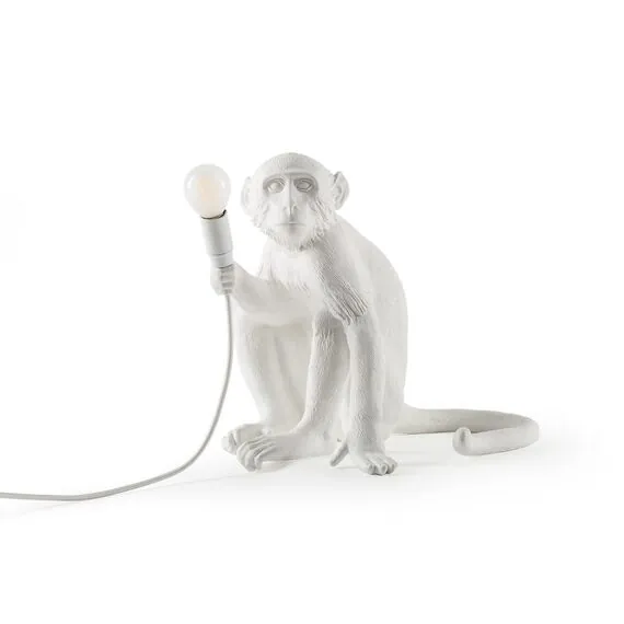 Seletti 00119884; 14882 Настольная лампа Monkey Lamp Sitting