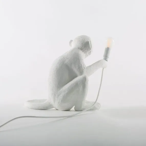 Seletti 00119884; 14882 Настольная лампа Monkey Lamp Sitting, изображение 4
