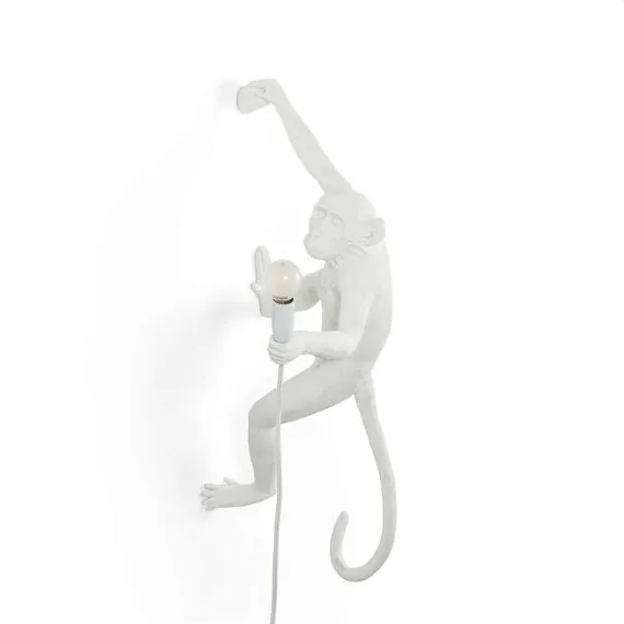 Seletti 00127070; 14925 Настенный светильник Monkey Lamp Outdoor Hanging Right