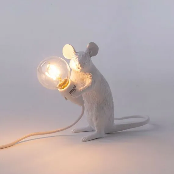 Seletti 00133912; 15221 Настольная лампа Mouse Lamp Sitting USB, изображение 6