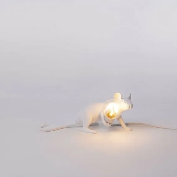 Seletti 00133913; 15222 Настольная лампа Mouse Lamp Lyie Down USB, изображение 5