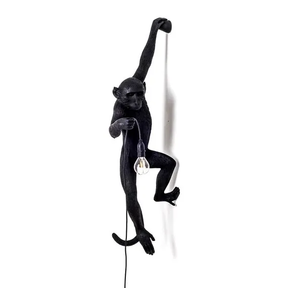 Seletti 00119887; 14921 Настенный светильник Monkey Lamp Hanging Left, изображение 5