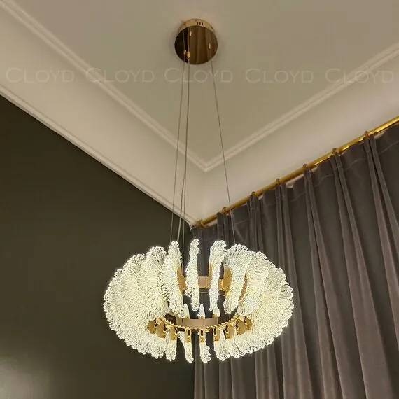 Cloyd 11318 Люстра ANTIGUA C1 диаметр - 50 см, золото, изображение 3