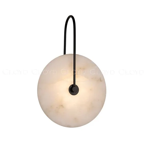 Cloyd 20333 Бра AXIOM - B W1 диаметр - 20 см, алебастр черный