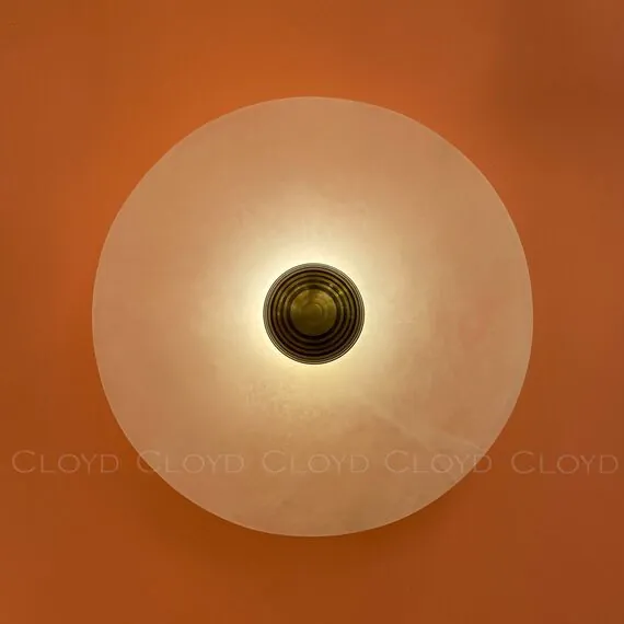 Cloyd 20332 Бра AXIOM - A W1 диаметр - 30 см, алебастр латунь, изображение 3