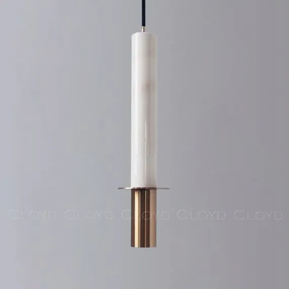 Cloyd 10796 Подвесной светильник CLARNET P1 высота - 36 см, белый мрамор, изображение 2