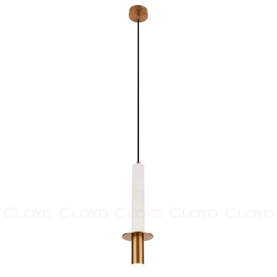 Cloyd 10796 Подвесной светильник CLARNET P1 высота - 36 см, белый мрамор