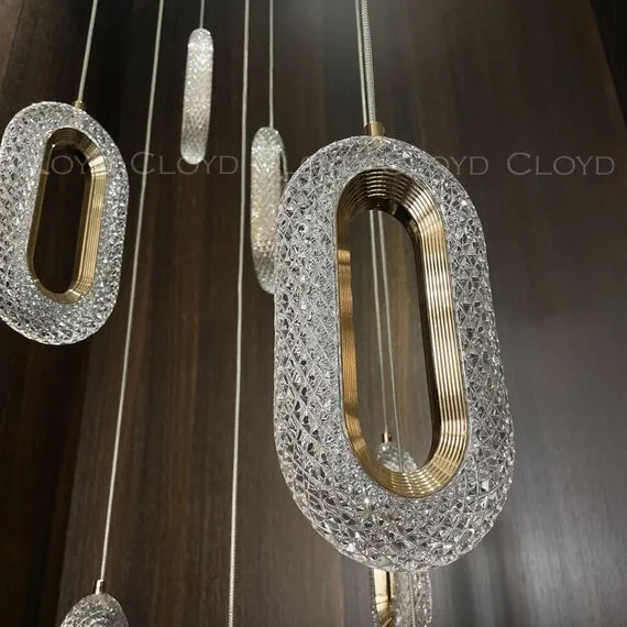 Cloyd 11247 Люстра DIOFANT C13 высота - 280 см, золото, изображение 2