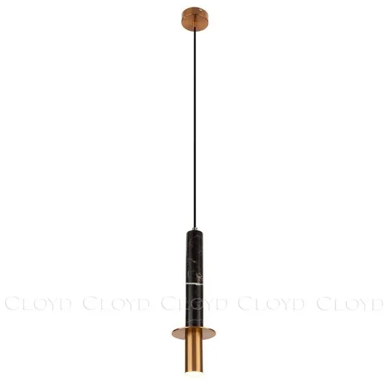 Cloyd 10797 Подвесной светильник CLARNET P1 высота - 36 см, черный мрамор