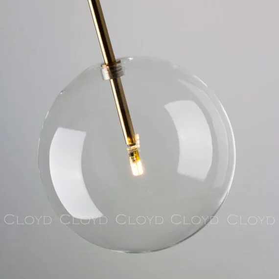 Cloyd 11152 Подвесной светильник CARAMBOL P1 диаметр - 20 см, латунь, изображение 2