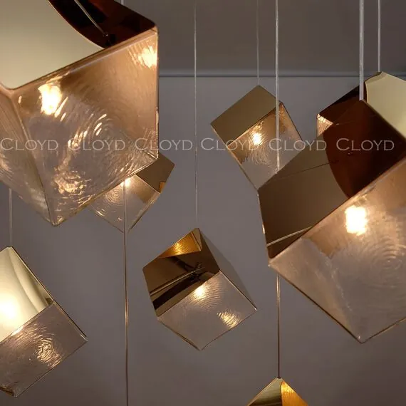 Cloyd 11050 Люстра CUBIT C9 золото, изображение 4