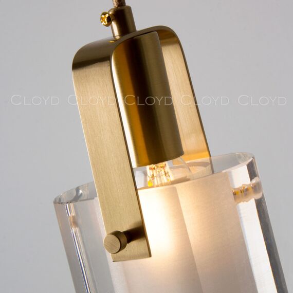 Cloyd 11166 Подвесной светильник CURIE P1 латунь, изображение 4