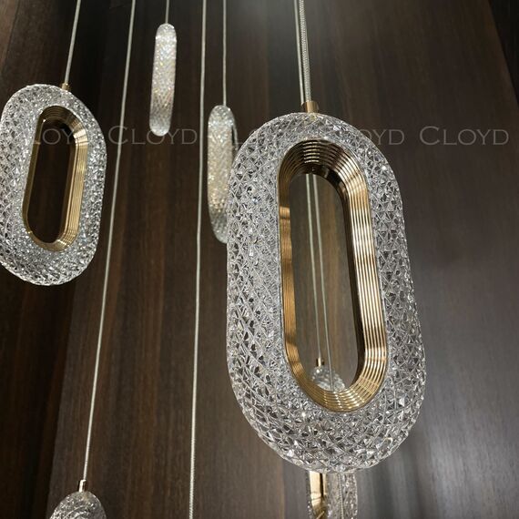 Cloyd 11247 Люстра DIOFANT C13 высота - 280 см, золото, изображение 2