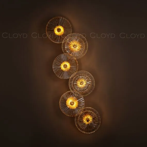 Cloyd 20209 Бра HELION - C W6 высота - 92 см, латунь, изображение 3