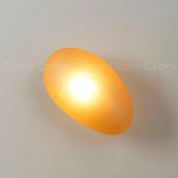 Cloyd 20376 Бра GEROLL W1 ширина - 22 см, латунь янтарное стекло, изображение 2