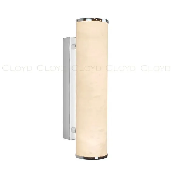 Cloyd 20207 Бра LERMONT - A W1 высота - 30 см, алебастр хром