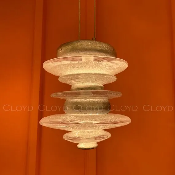Cloyd 10388 Подвесной светильник GEFEST P2 высота - 18 см, серебро сусальное, изображение 5