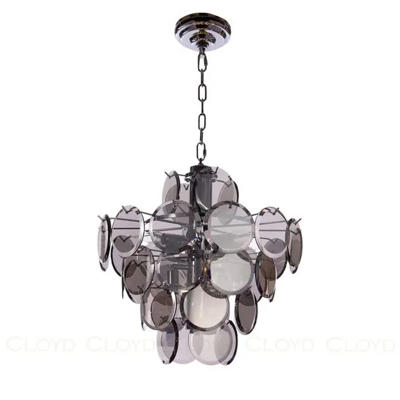 Cloyd 10582 Люстра LINZE C8 диаметр - 55 см, хром