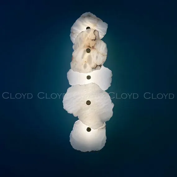 Cloyd 20270 Бра KNOSS W1 высота - 51 см, алебастр латунь, изображение 3