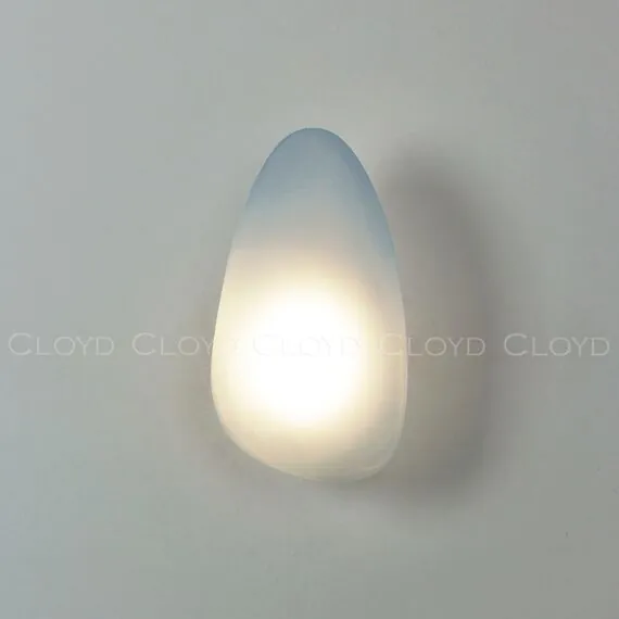 Cloyd 20377 Бра GEROLL W1 ширина - 18 см, латунь синее стекло