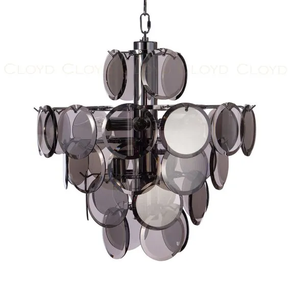 Cloyd 10582 Люстра LINZE C8 диаметр - 55 см, хром, изображение 3