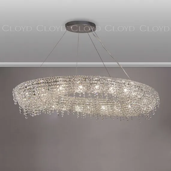 Cloyd 10888 Люстра HAYAO C16 ширина - 120 см, хром, изображение 2