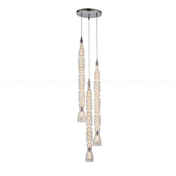 Cloyd 11524 Подвесной светильник LACONIA P3 диаметр - 30 см, хром