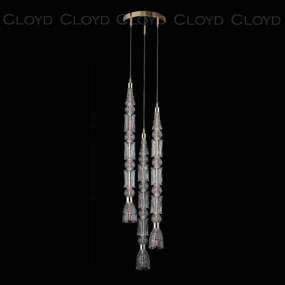 Cloyd 11525 Подвесной светильник LACONIA P3 диаметр - 30 см, золото, изображение 3