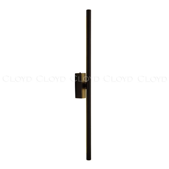 Cloyd 20346 Бра LINEAS W1 высота - 60 см, 3000K черный