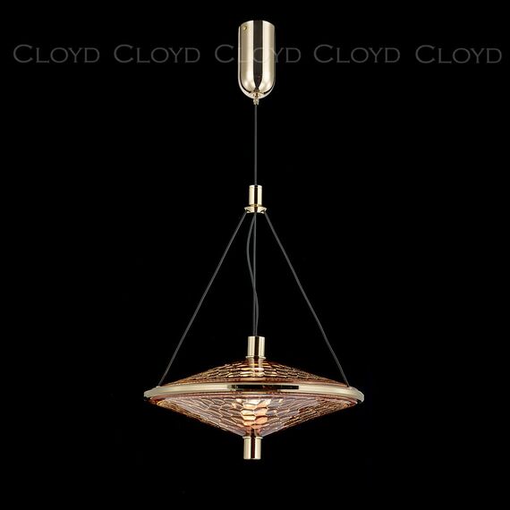 Cloyd 11248 Подвесной светильник FANTOM P1 диаметр - 32 см, желтый золото, изображение 3