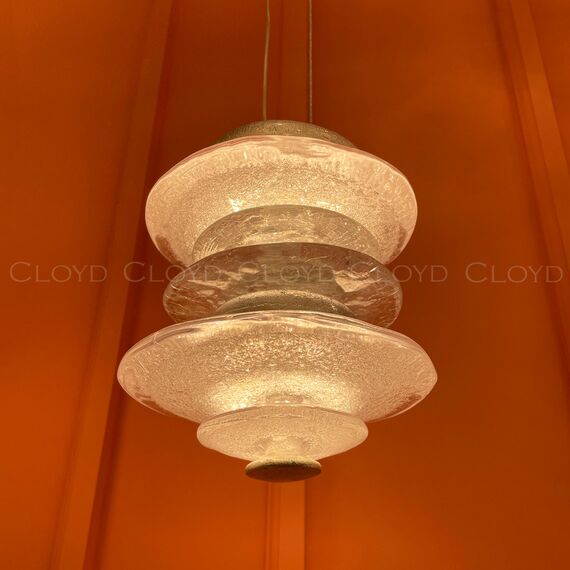 Cloyd 10388 Подвесной светильник GEFEST P2 высота - 18 см, серебро сусальное, изображение 4