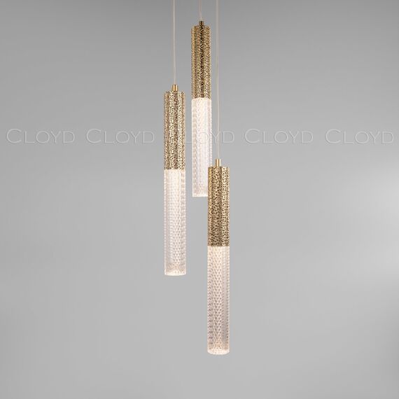Cloyd 10414 Подвесной светильник FAGOTT P3 высота - 150 см, золото, изображение 4
