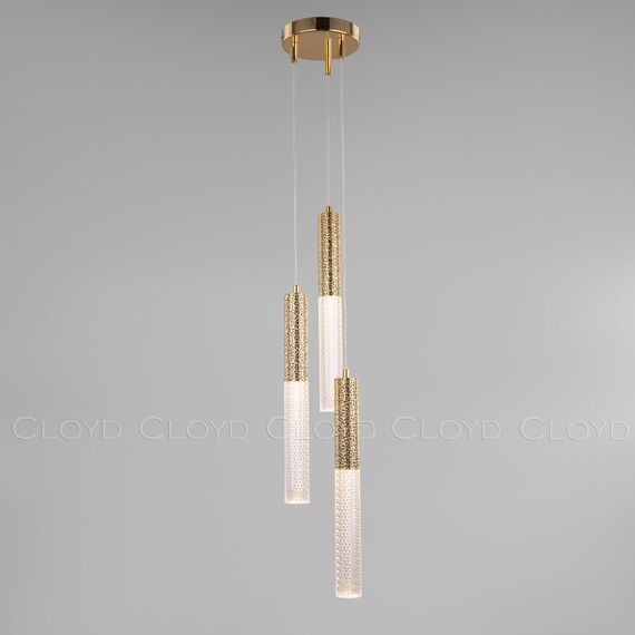 Cloyd 10414 Подвесной светильник FAGOTT P3 высота - 150 см, золото, изображение 2