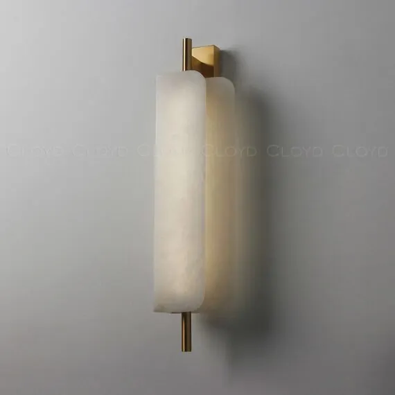 Cloyd 20293 Бра PLANUS W1 высота - 52 см, алебастр латунь, изображение 6