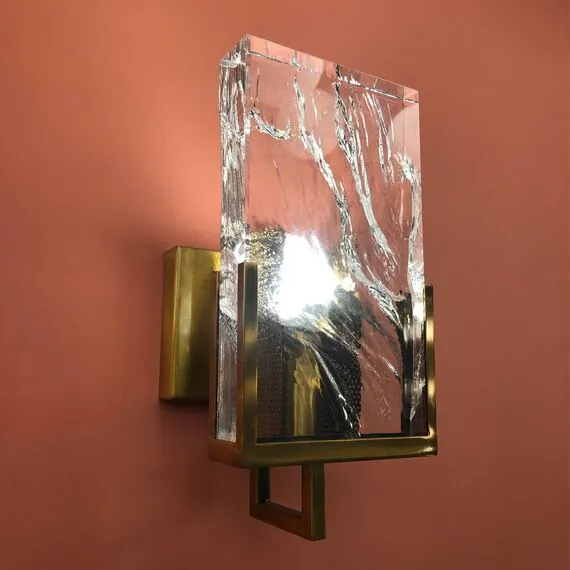 Cloyd 20098 Бра MINERAL W1 высота - 30 см, хрусталь латунь темная, изображение 2