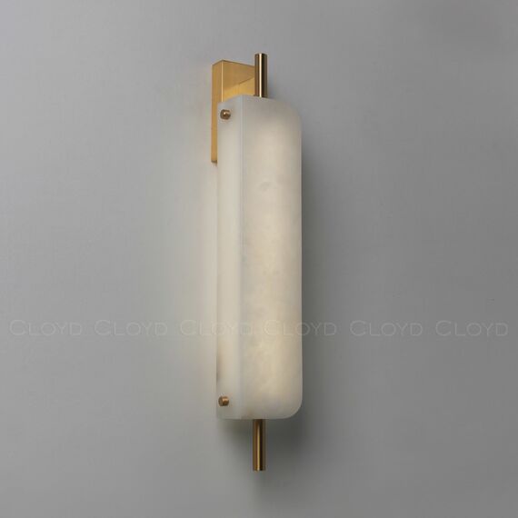 Cloyd 20293 Бра PLANUS W1 высота - 52 см, алебастр латунь, изображение 3
