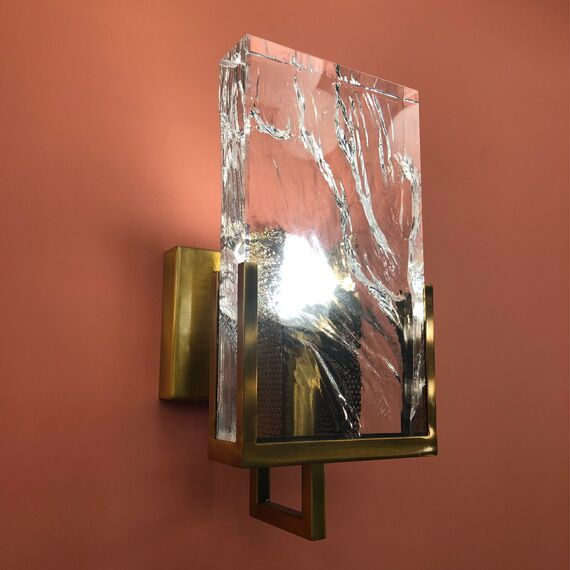 Cloyd 20098 Бра MINERAL W1 высота - 30 см, хрусталь латунь темная, изображение 2