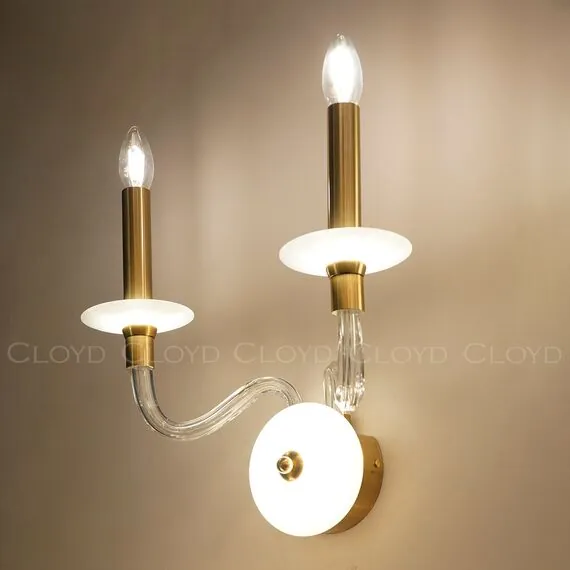 Cloyd 20358 Бра SHERINGTON - B W3 высота - 38 см, латунь, изображение 2