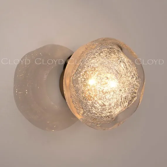 Cloyd 20366 Бра VOCAL W1 латунь прозрачное стекло, изображение 3